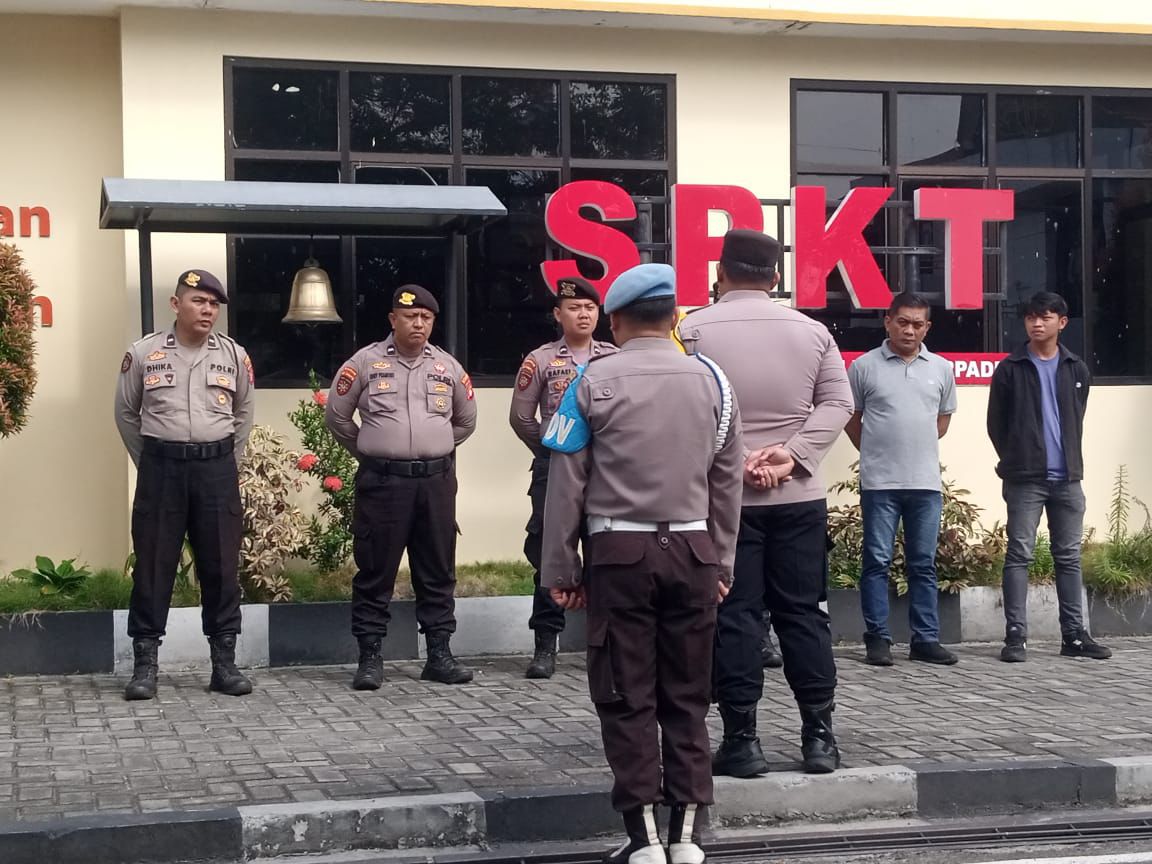 Jelang Tugas, Pamapta I SPKT Polresta Palangka Raya Gelar Serah Terima