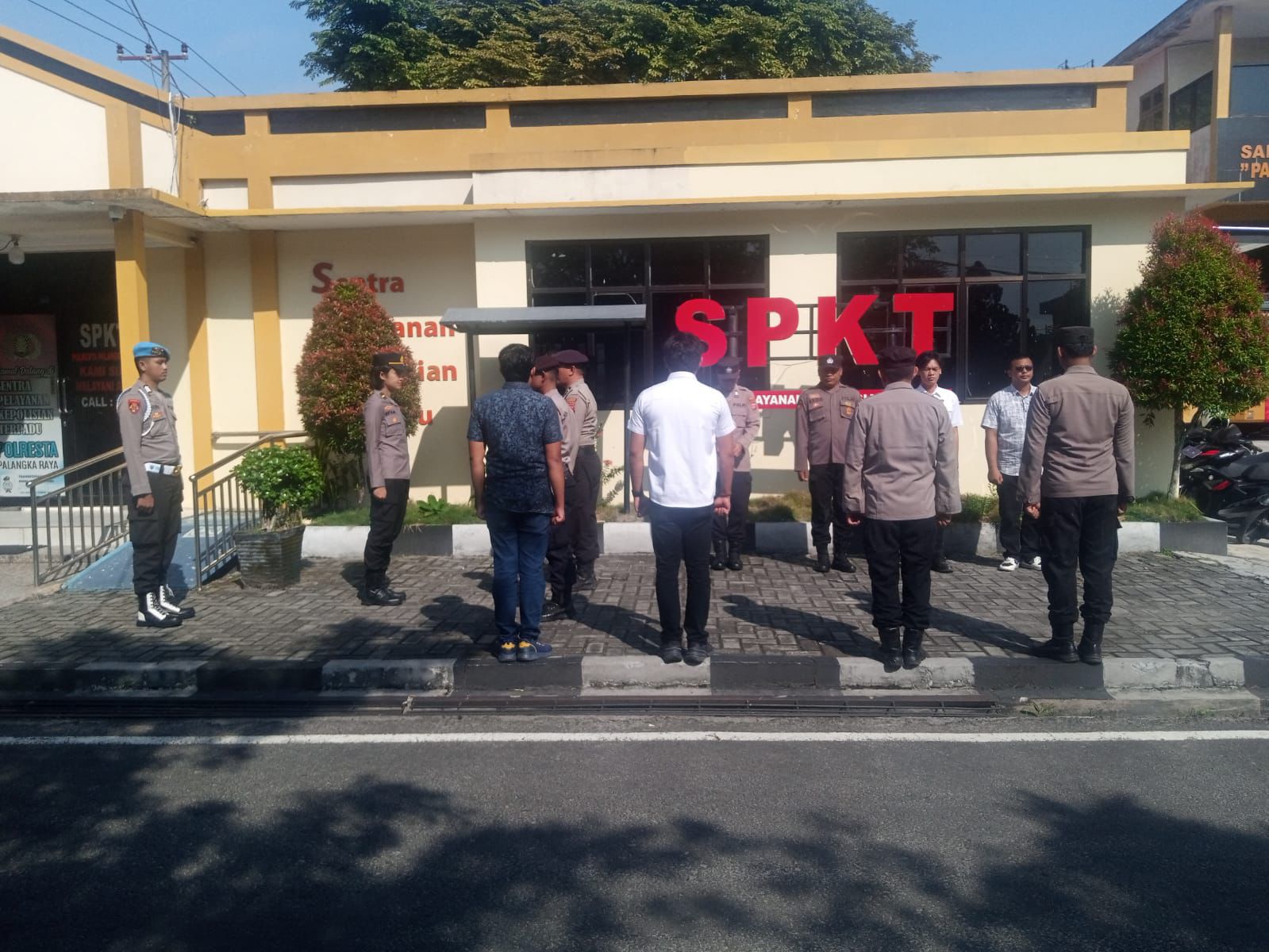 Optimalkan Tugas Kepolisian, Pamapta II SPKT Polresta Palangka Raya Gelar Serah Terima