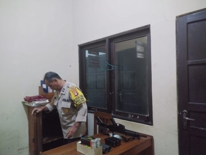 Optimalkan Tugas dan Pelayanan, Polsek Sabangau Cek Inventaris Penjagaan