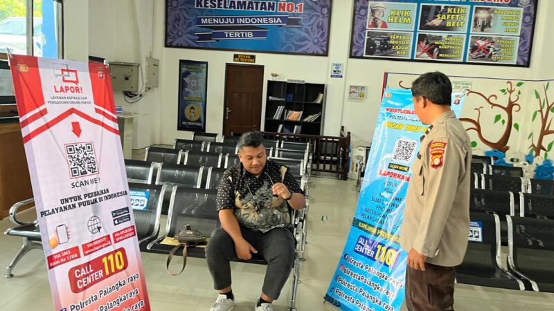 Siwas Polresta Palangka Raya Dorong Integritas Melalui Sosialisasi Sistem Pengaduan WBS dan SP4N-LAPOR!