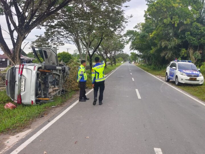 Kesigapan Unit Turjawali Satlantas Polresta Palangka Raya Tangani Kecelakaan di Jalan Ir. Soekarno