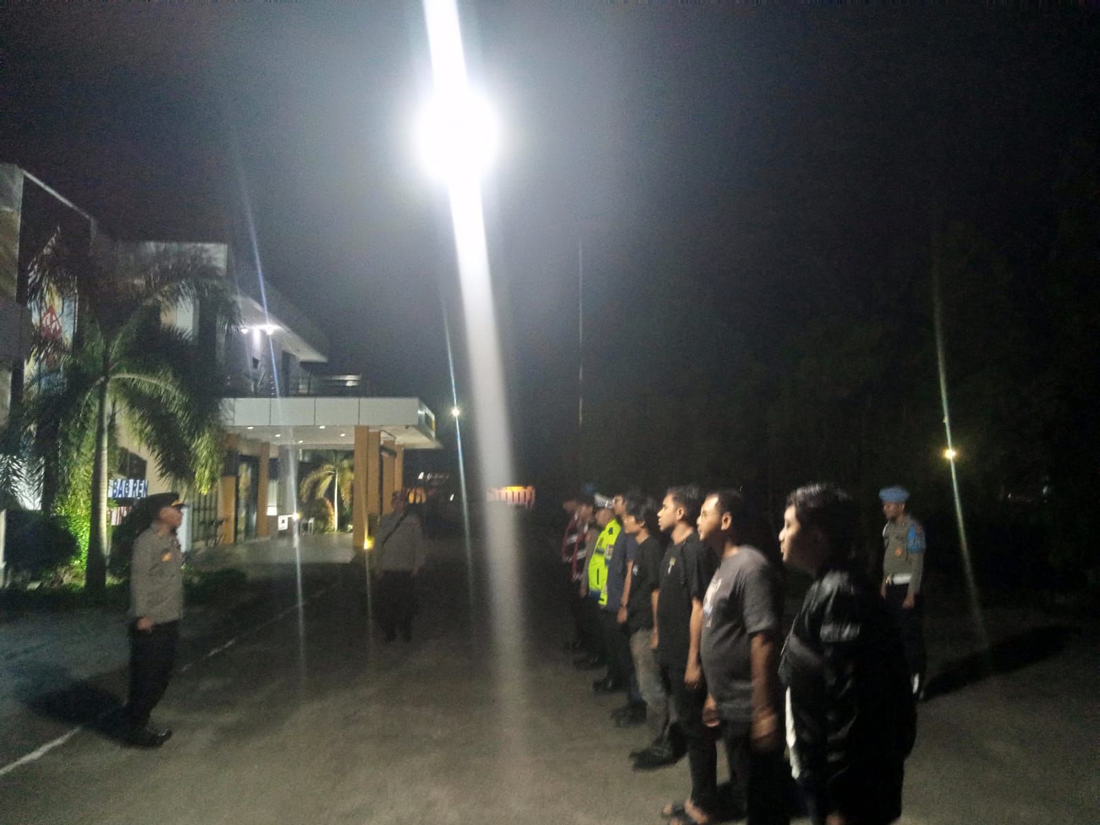 Polresta Palangka Raya Gelar Apel Cek Kesiapan Jelang Patroli Harkamtibmas