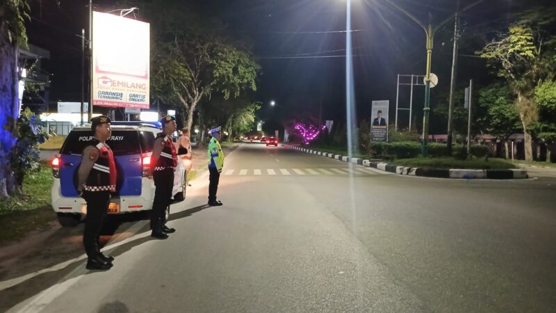 Pasca Apel, Polresta Palangka Raya Patroli Harkamtibmas Tekan Kejahatan Jalanan