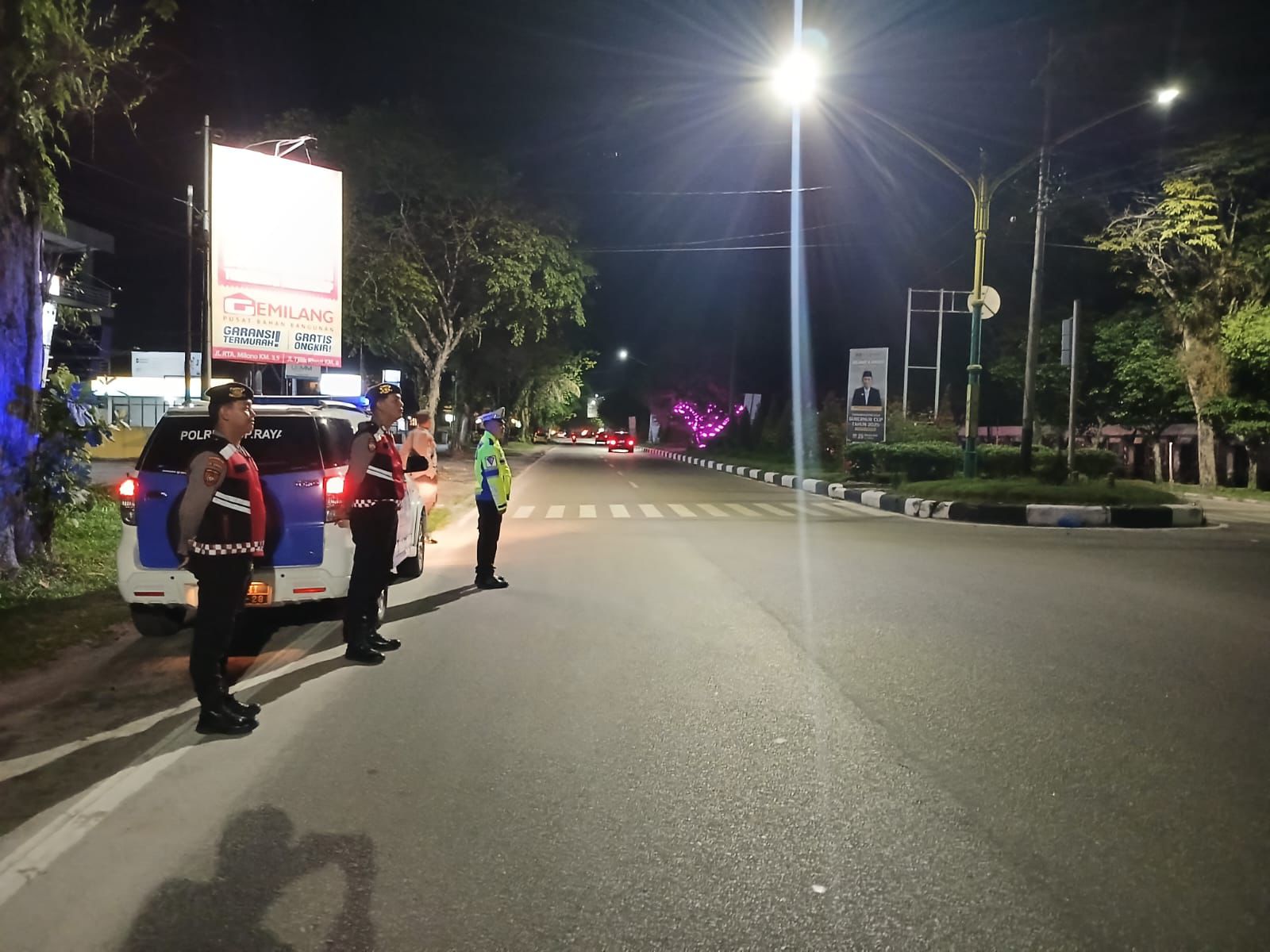 Pasca Apel, Polresta Palangka Raya Patroli Harkamtibmas Tekan Kejahatan Jalanan