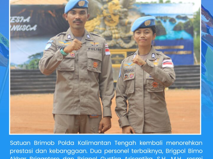 Serving For Peace : Brimob Kalteng Tegakkan Kemanusiaan Di Bumi Afrika