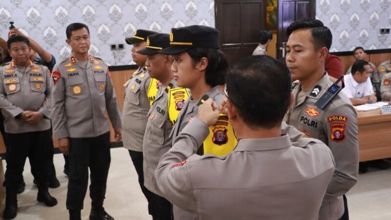 Kapolda Kalteng dan Pejabat Utama berikan Bimtek Sebagai Tindak Lanjut Launching Pamapta kepada Jajaran Polres dan Polresta