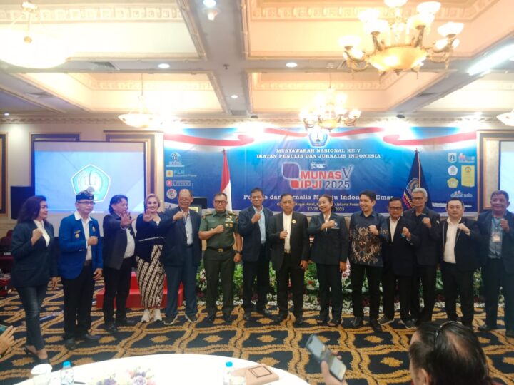 Munas V IPJI Resmi Dibuka, Hendardji Soepandji Tekankan Pentingnya Karya Jurnalistik yang Bermartabat