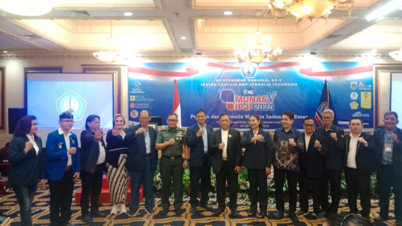 Munas V IPJI Resmi Dibuka, Hendardji Soepandji Tekankan Pentingnya Karya Jurnalistik yang Bermartabat