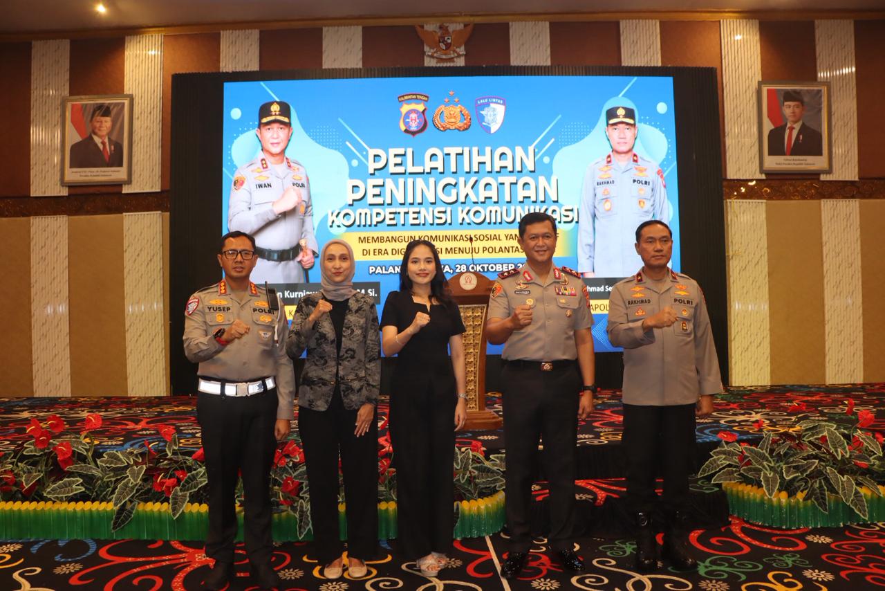 Era Digitalisasi Ditlantas Polda Kalteng Gelar Pelatihan Peningkatan Kompetensi Public Speaking