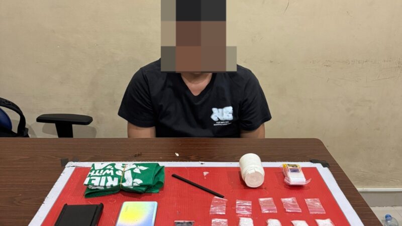 Satresnarkoba Polresta Palangka Raya Tangkap Pengedar Sabu di Wilayah Rakumpit