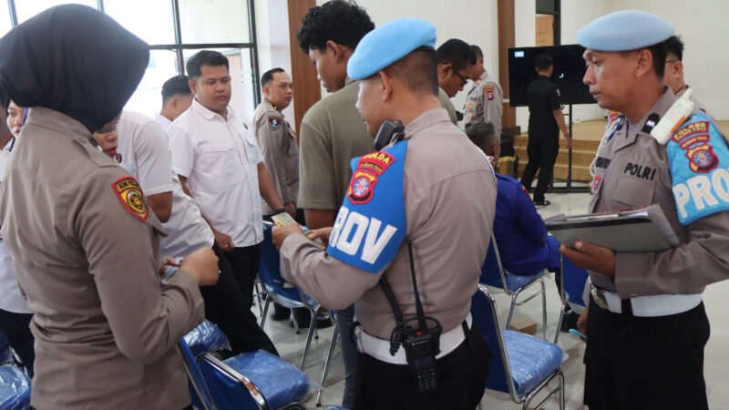 Bidpropam Polda Kalteng Berikan Pembinaan Etik dan Disiplin di Polres Pulang Pisau