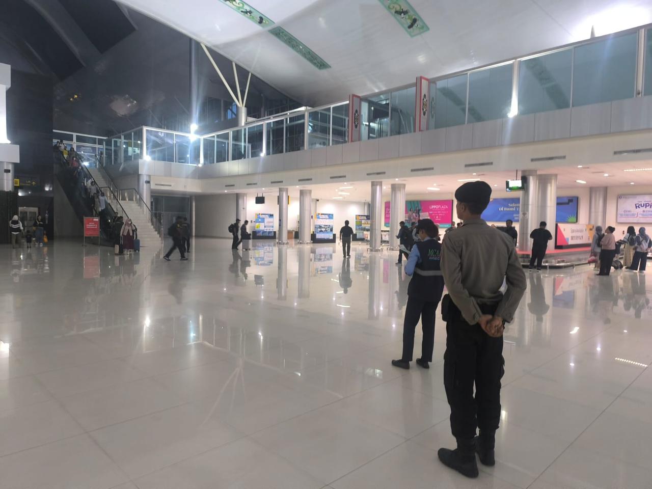 Satpamobvit Polresta Palangka Raya Perketat Pengawasan Keamanan di Seputaran Bandara Tjilik Riwut