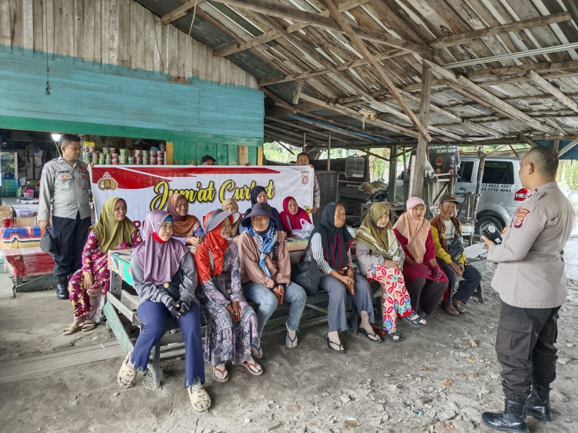Satbinmas Polresta Palangka Raya Gelar Jumat Curhat, Ajak Warga Jalan Pelatuk Jaga Kamtibmas