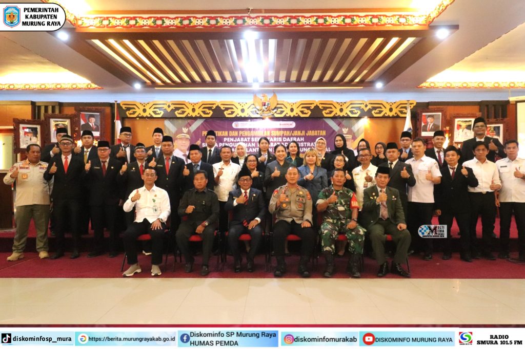 Bupati Murung Raya Lantik Pj Sekda