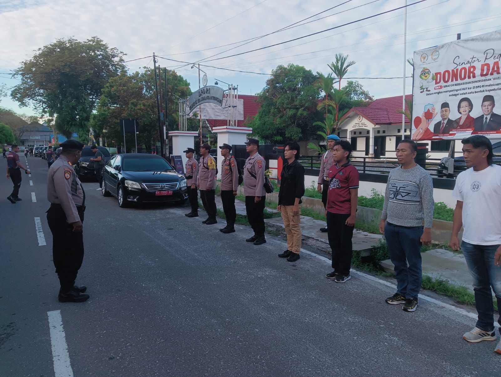 Polresta Palangka Raya Laksanakan Pengamanan Hadari Kahayan Color Run Decafest 2025