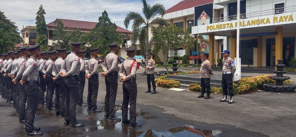 Polresta Palangka Raya Terima 24 Siswa Latja Diktuk Bintara Polri TA 2025 dari SPN Polda Kalteng