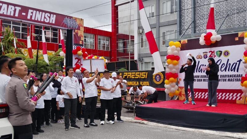 Polresta Palangka Raya Amankan Perayaan HUT ke-24 RS Bhayangkara