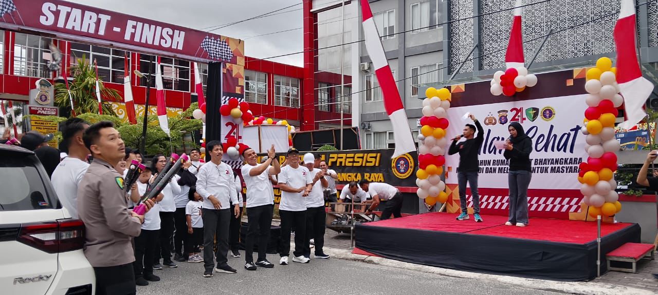 Polresta Palangka Raya Amankan Perayaan HUT ke-24 RS Bhayangkara