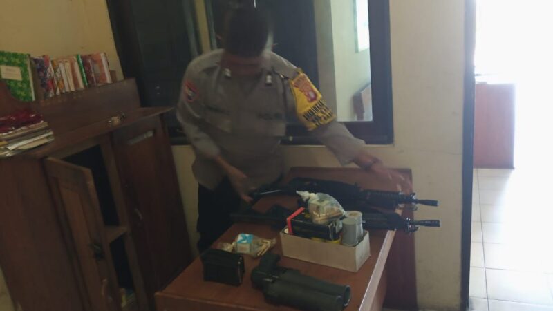 Jamin Kesiapan saat Tugas, SPKT Polsek Sabangau Cek Inventaris