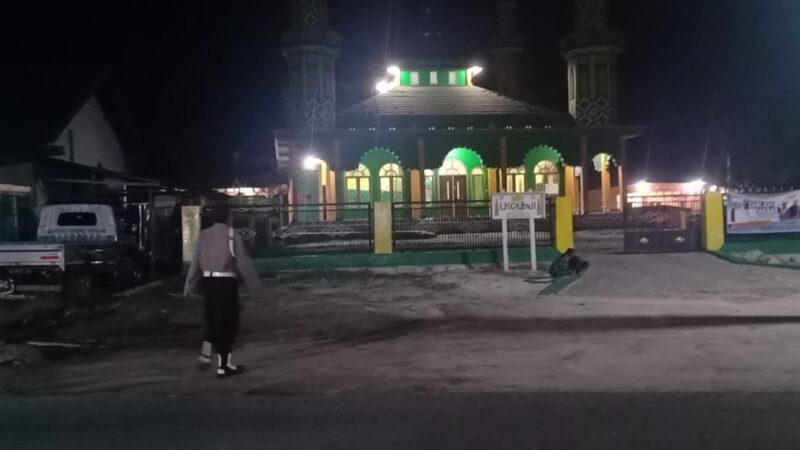 Polsek Rakumpit Gelar Patroli dan Sambangi Masjid Al-Muhajirin
