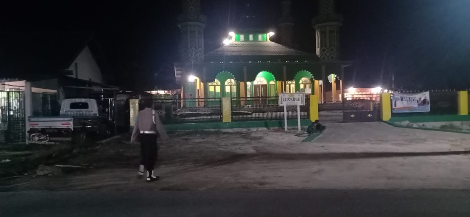 Polsek Rakumpit Gelar Patroli dan Sambangi Masjid Al-Muhajirin