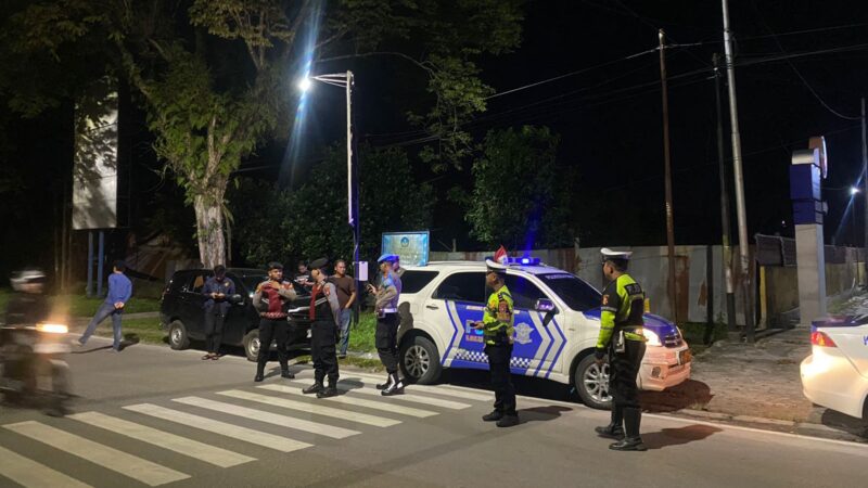 Kurangi Kejahatan Jalanan, Polresta Palangka Raya Gelar Patroli Kamtibmas