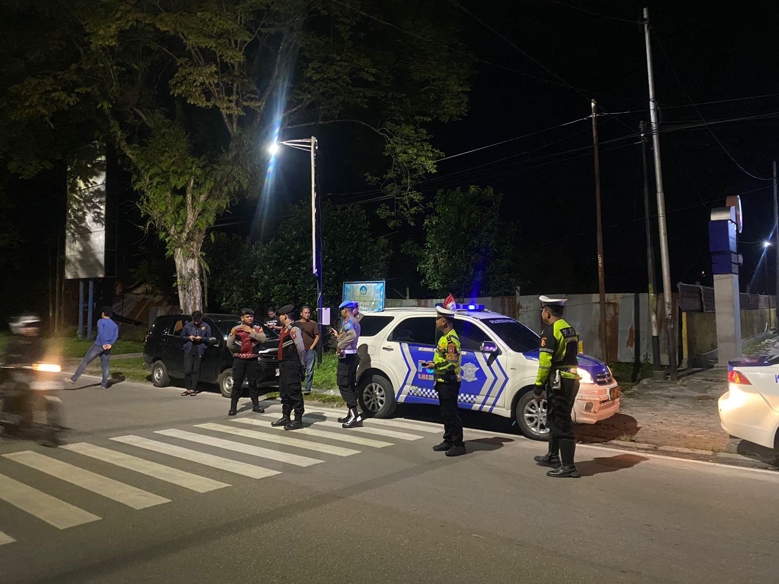 Kurangi Kejahatan Jalanan, Polresta Palangka Raya Gelar Patroli Kamtibmas