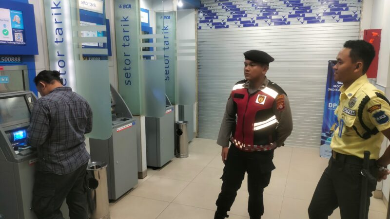 Rangkul Satpam BCA KCP Rajawali, Satsamapta Polresta Palangka Raya Sharing Kamtibmas