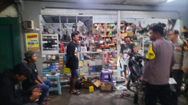 Cegah Gejolak Kamtibmas, Polsek Bukit Batu Sosialisasi Larangan Knalpot Brong