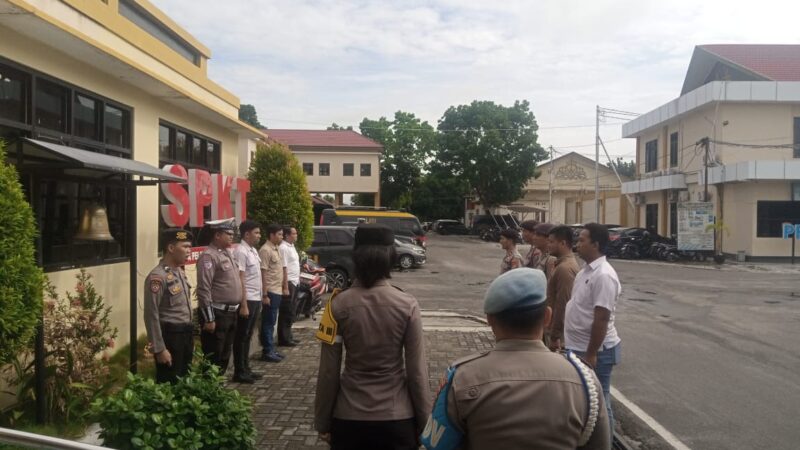 Saat Serah Terima, Pamapta III Polresta Palangka Raya Ajak Tingkatkan Profesionalisme