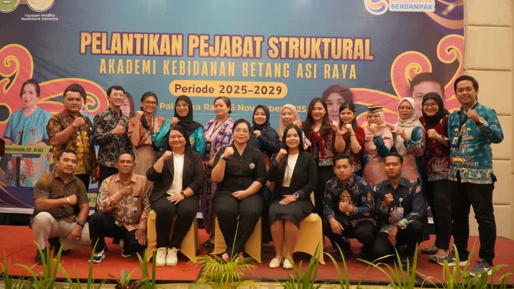 Pelantikan Pejabat Struktural Akademi Kebidanan Betang Asi Raya Periode 2025-2029