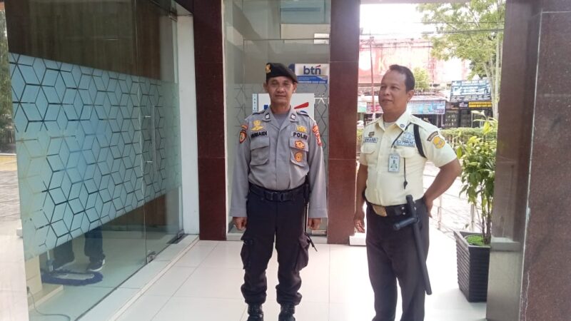 Satpamobvit Polresta Palangka Raya Intensifkan Pengamanan di Area Perbankan