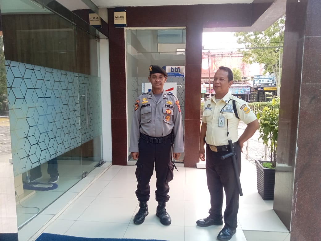 Satpamobvit Polresta Palangka Raya Intensifkan Pengamanan di Area Perbankan