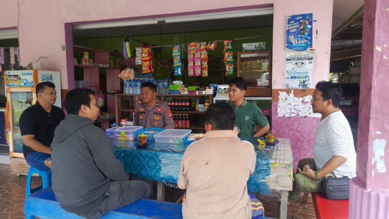 Di Tengah Warganya, Polsek Rakumpit Sampaikan Nomor Layanan 110 Secara Humanis