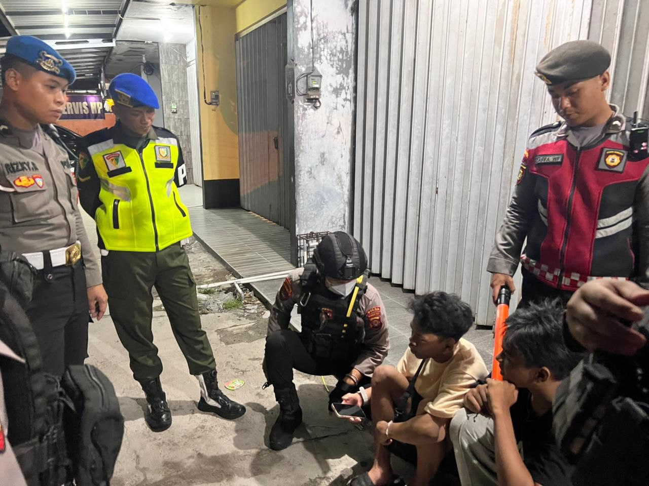 Ciptakan Kondisi Aman dan Tertib, Ditsamapta Polda Kalteng Gelar Patroli Perintis Presisi Dalam Rangka KRYD di Kota Palangkaraya