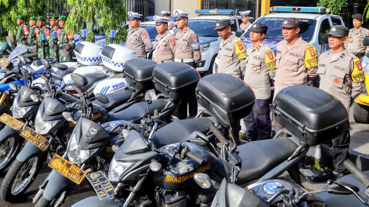 Laksanakan Apel Gelar Pasukan, Polresta Palangka Raya Resmi Awali Ops Zebra Telabang 2025