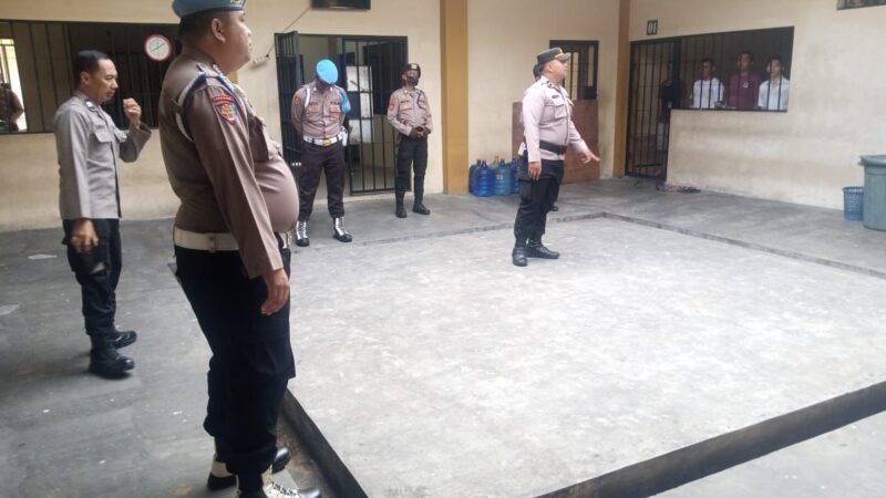 Pamapta I SPKT Polresta Palangka Raya Pastikan Kondisi Rutan agar Aman dan Terkendali