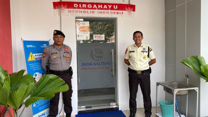 Satpamobvit Polresta Palangka Raya Tingkatkan Pelayanan Humanis di Area Perbankan