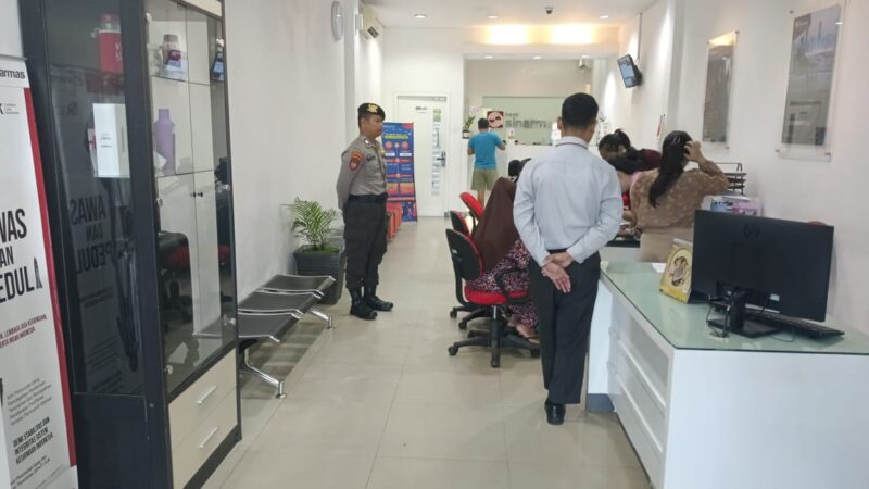 Satpamobvit Polresta Palangka Raya Intensifkan Pengamanan pada Sektor Perbankan