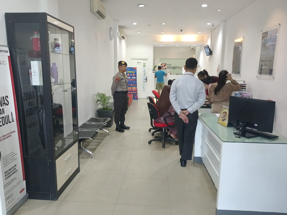 Satpamobvit Polresta Palangka Raya Intensifkan Pengamanan pada Sektor Perbankan