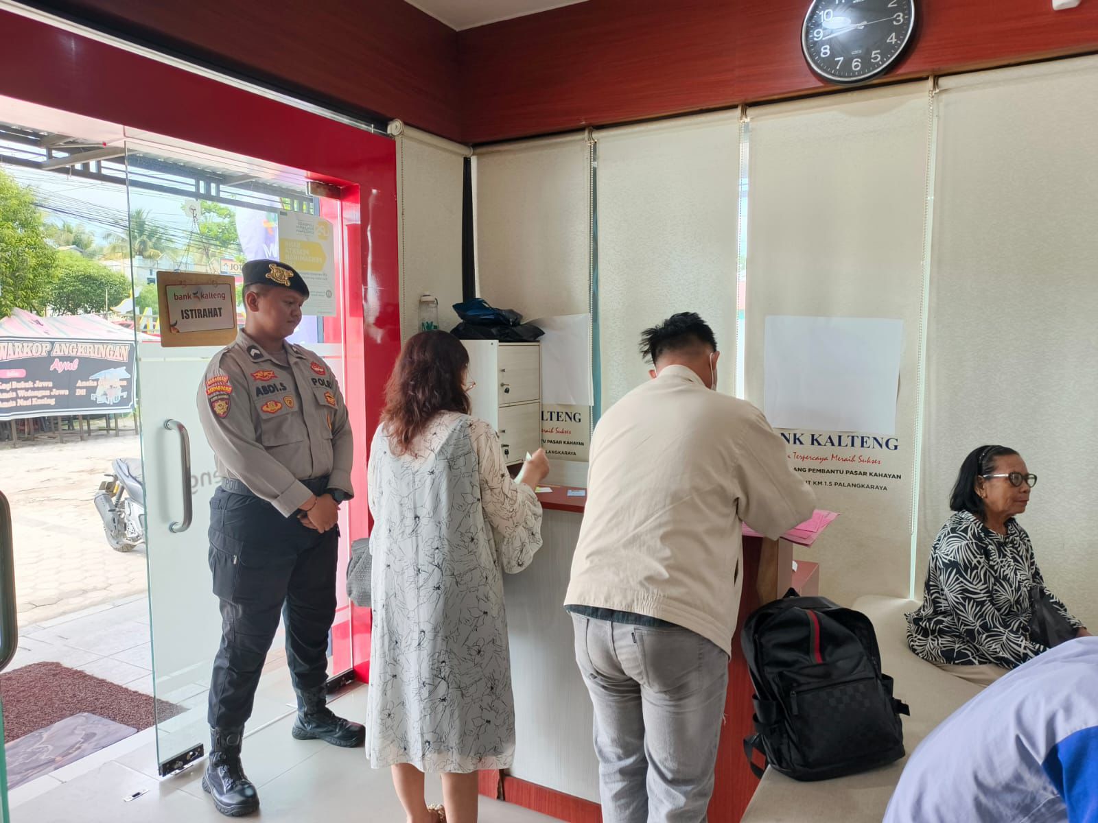 Cegah Kasus Kriminalitas, Satpamobvit Polresta Palangka Raya Perkuat Keamanan di Objek Perbankan