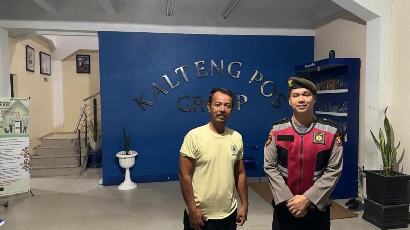 Pelihara Kamtibmas, Satsamapta Polresta Palangka Raya Patroli ke Kalteng Pos
