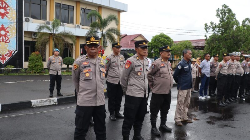 Apel Pagi Polresta Palangka Raya, Kabag SDM Tekankan Penguatan Personel dan Pembinaan Administrasi