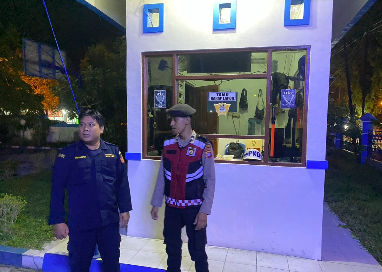 Di Kantor Bea Cukai, Satsamapta Polresta Palangka Raya Berikan Pesan Kamtibmas