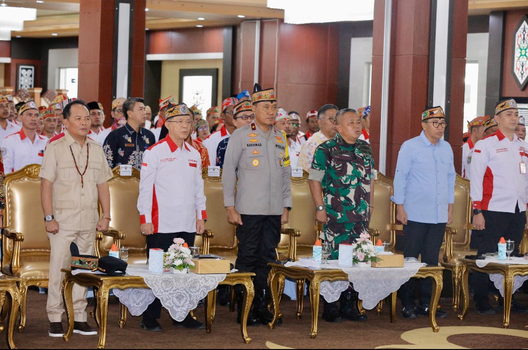 Perkuat Sinergi, Wakapolda Kalteng Hadiri Pengukuhan DPD dan DPC Abpednas Se-Kalteng