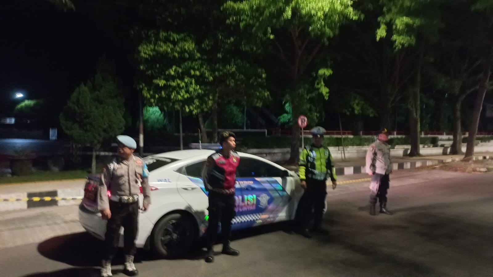 Patroli Harkamtibmas Polresta Palangka Raya ke Area Rawan Kejahatan Jalanan