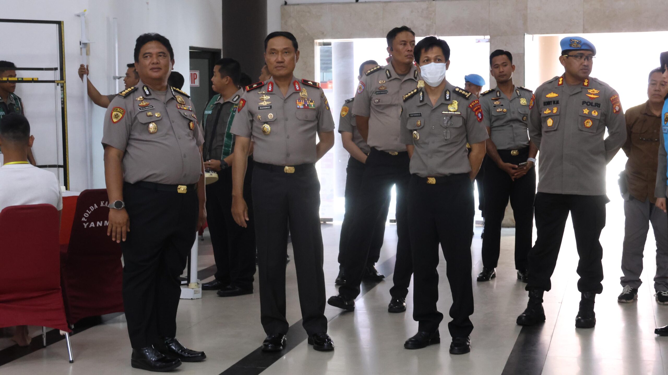 150 Peserta Penerimaan Bintara Brimob Polri Ikuti Tes Rikkes I di Polda Kalteng