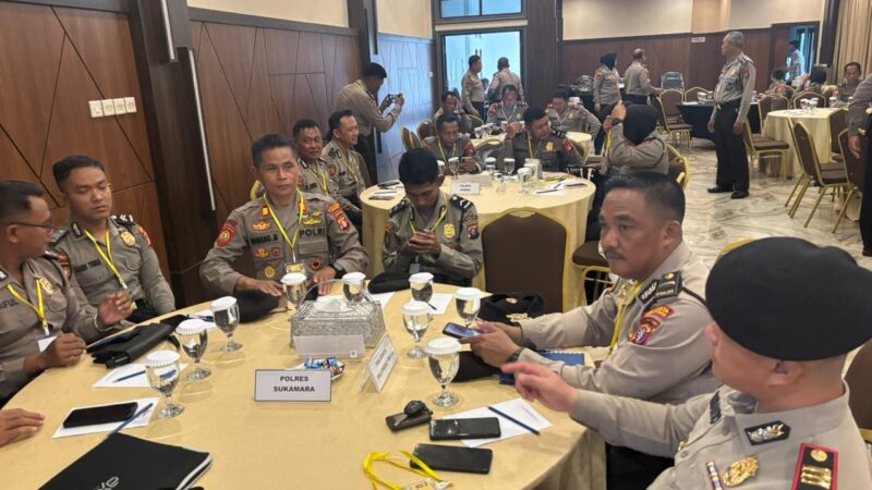 Ditpamobvit Gelar Rakernis 2025, Polresta Palangka Raya Dorong Penguatan Pamobvit Menuju Indonesia Emas