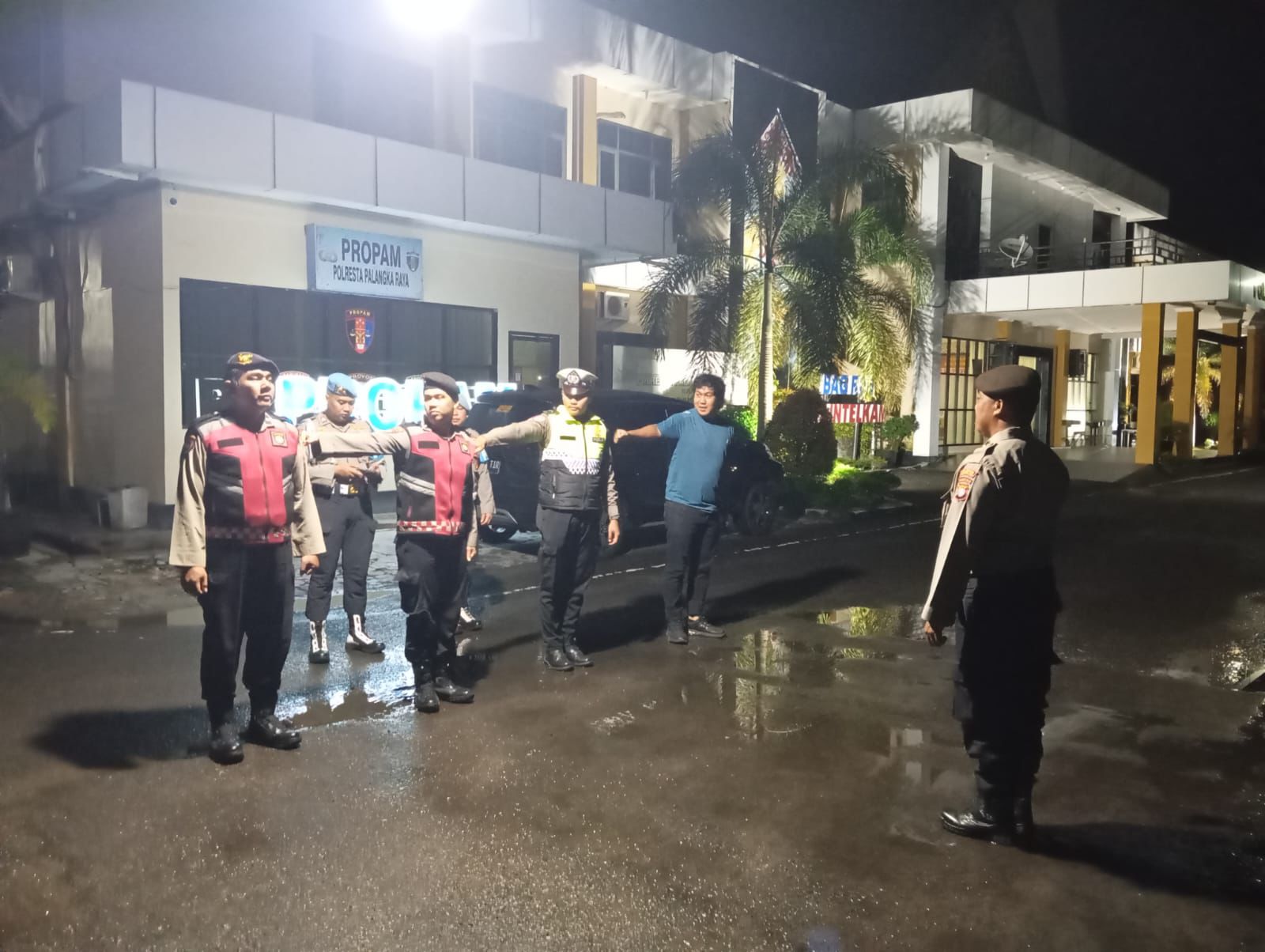 Polresta Palangka Raya Apel Persiapan Patroli Harkamtibmas Dipimpin Wapawas