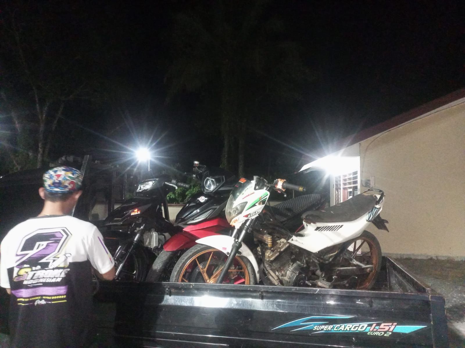 Polsek Bukit Batu Amankan Sepeda Motor Berknalpot Brong yang Melintas di Depan Mako